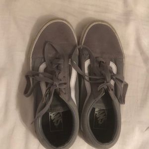 grey old skool vans